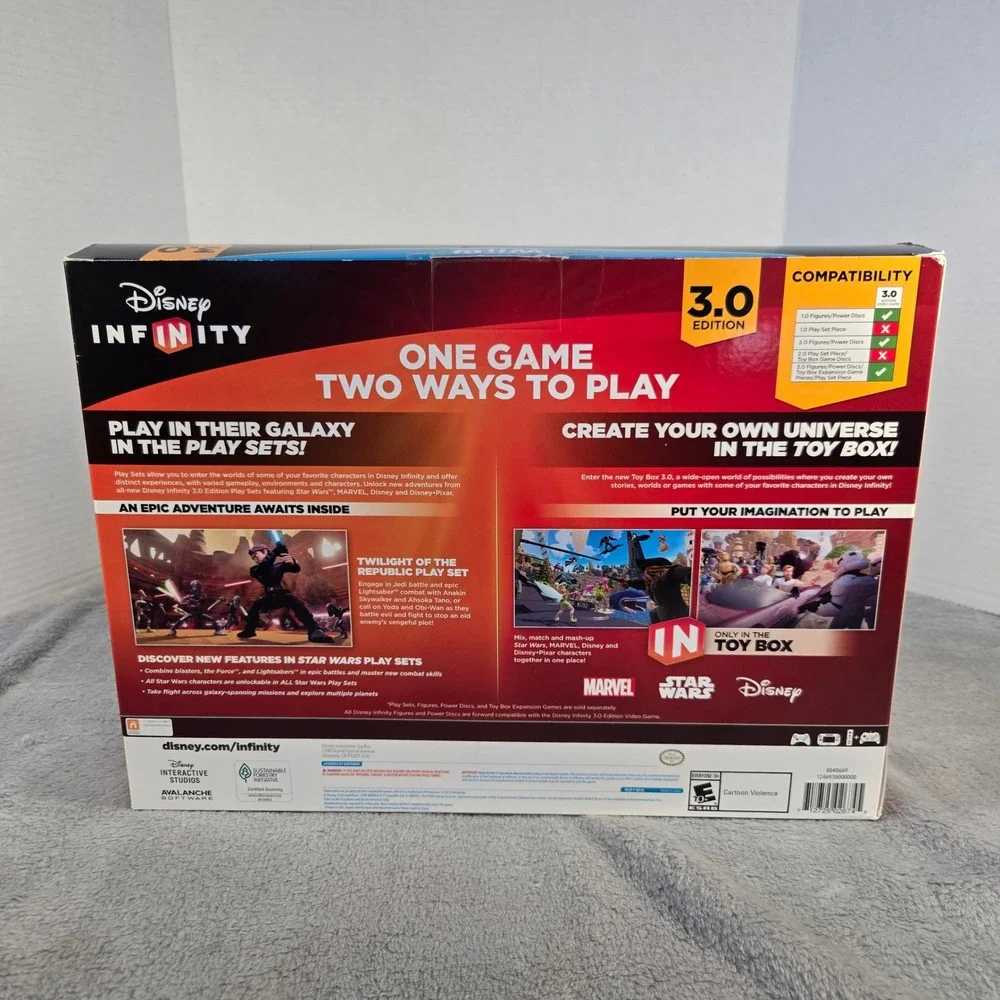 Disney Infinity 3.0 Star Wars Starter Pack Nintendo Wii U Anakin Ahsoka New